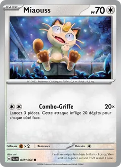 Carte Miaouss 048/064 – Fable Nébuleuse