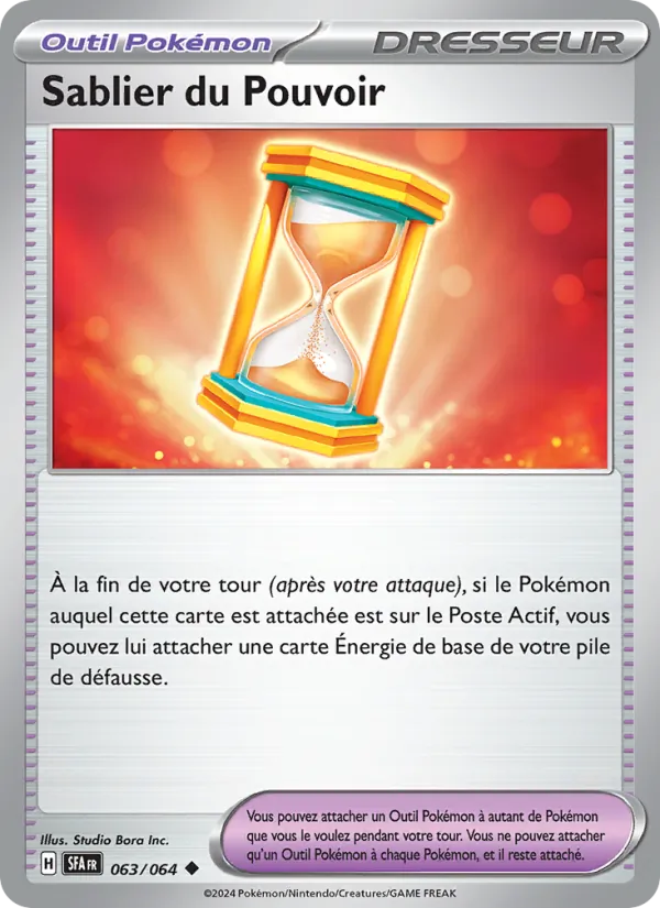 Carte Sablier du Pouvoir 063/064 – Fable Nébuleuse