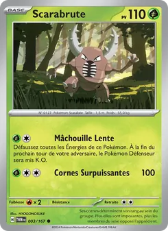Carte Scarabrute 003/167 – Mascarade Crépusculaire
