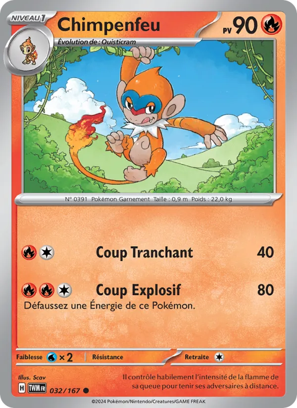 Carte Chimpenfeu 032/167 – Mascarade Crépusculaire