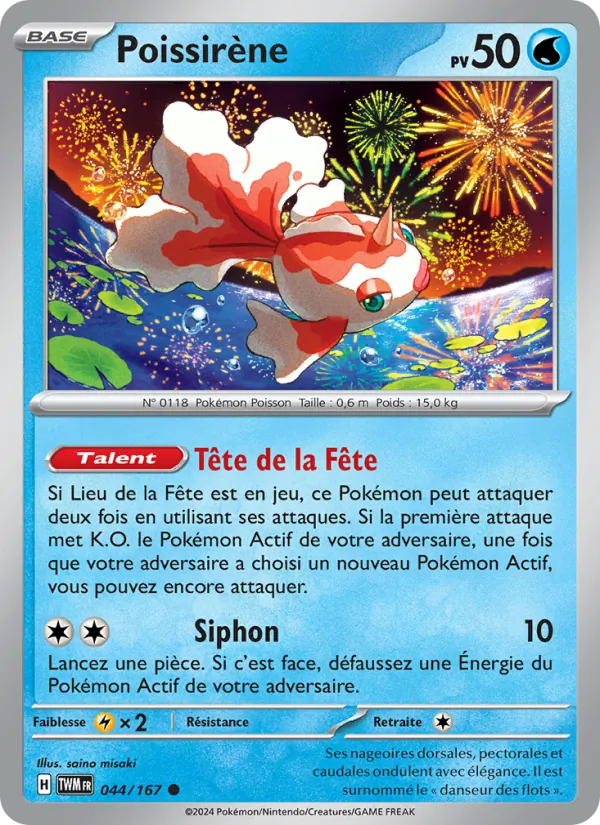 Carte Poissirène 044/167 – Mascarade Crépusculaire