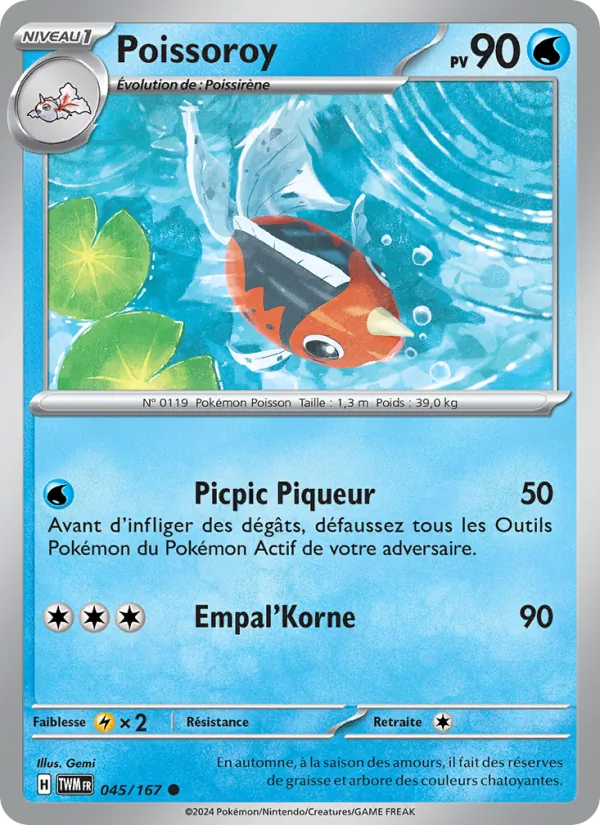 Carte Poissoroy 045/167 – Mascarade Crépusculaire
