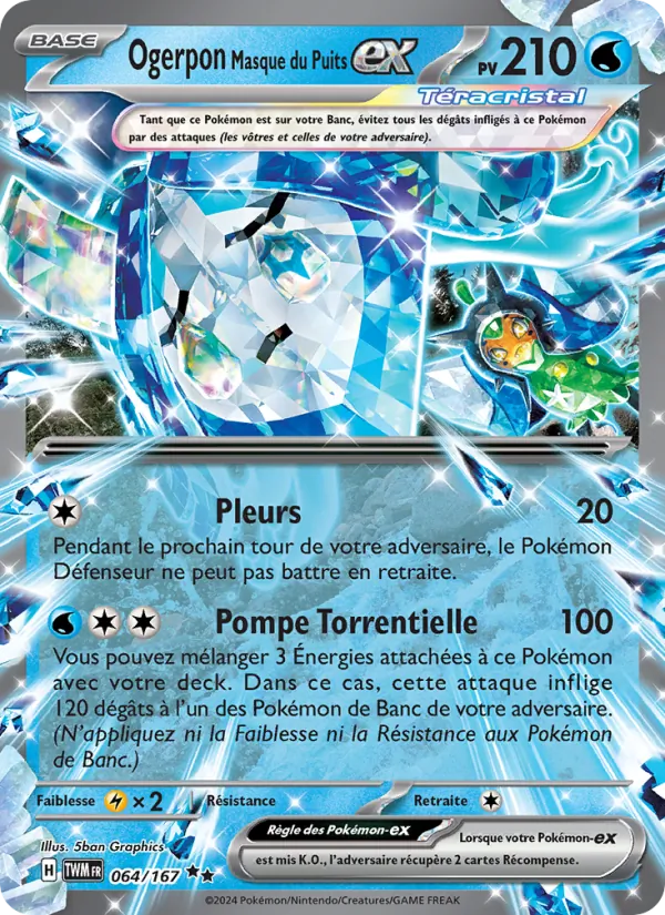 Carte Ogerpon Masque du Puits-ex 064/167 – Mascarade Crépusculaire
