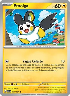 Carte Emolga 069/167 – Mascarade Crépusculaire