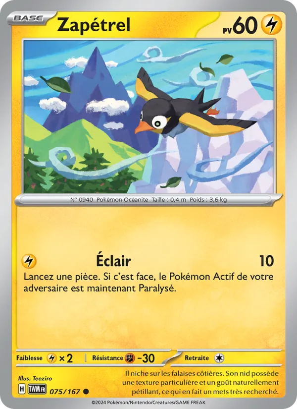 Carte Zapétrel 075/167 – Mascarade Crépusculaire