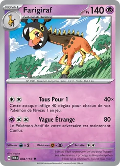 Carte Farigiraf 084/167 – Mascarade Crépusculaire