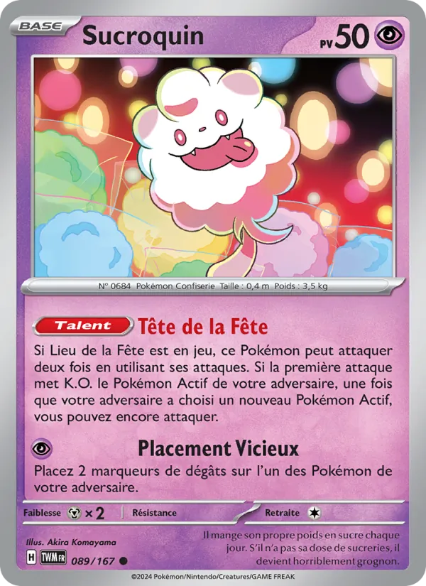 Carte Sucroquin 089/167 – Mascarade Crépusculaire