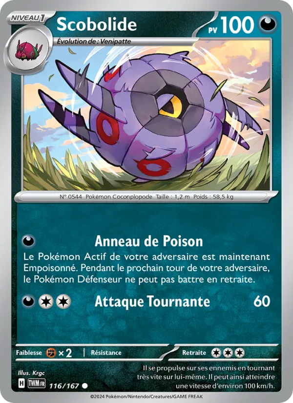 Carte Scobolide 116/167 – Mascarade Crépusculaire