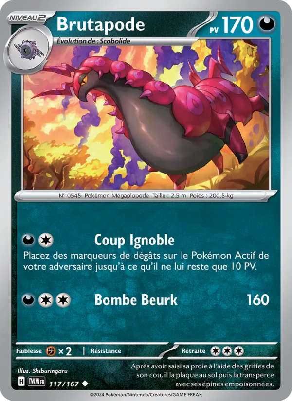 Carte Brutapode 117/167 – Mascarade Crépusculaire