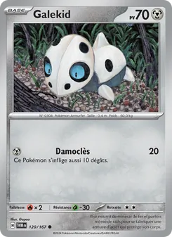 Carte Galekid 120/167 – Mascarade Crépusculaire