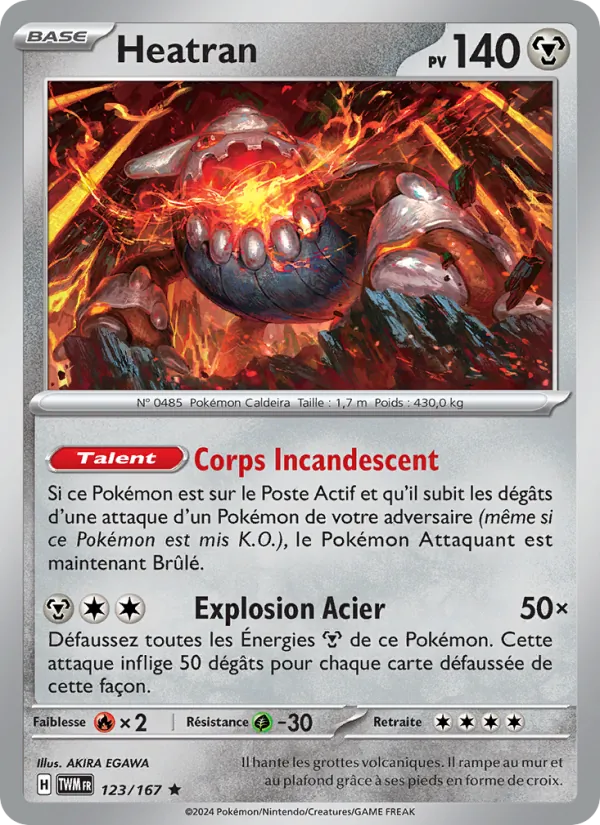 Carte Heatran 123/167 – Mascarade Crépusculaire