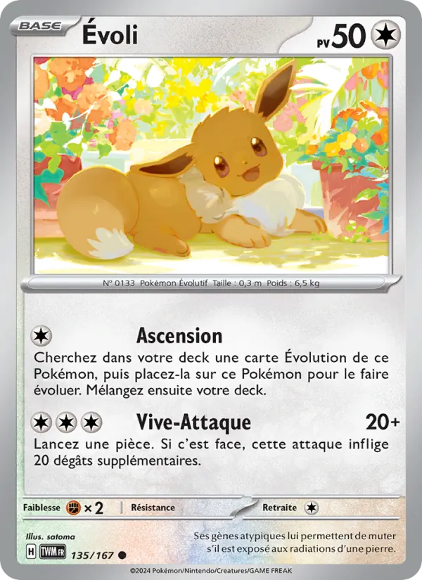 Carte Évoli 135/167 – Mascarade Crépusculaire