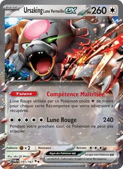 Carte Ursaking Lune Vermeille-ex 141/167 – Mascarade Crépusculaire
