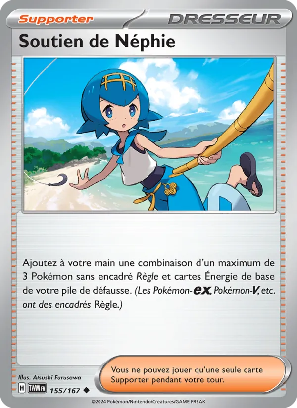 Carte Soutien de Néphie 155/167 – Mascarade Crépusculaire
