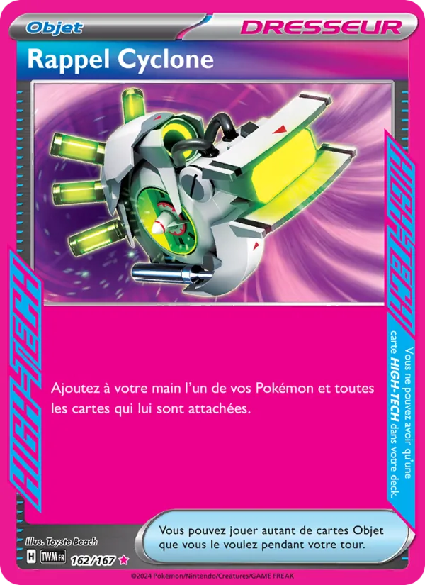 Carte Rappel Cyclone 162/167 – Mascarade Crépusculaire