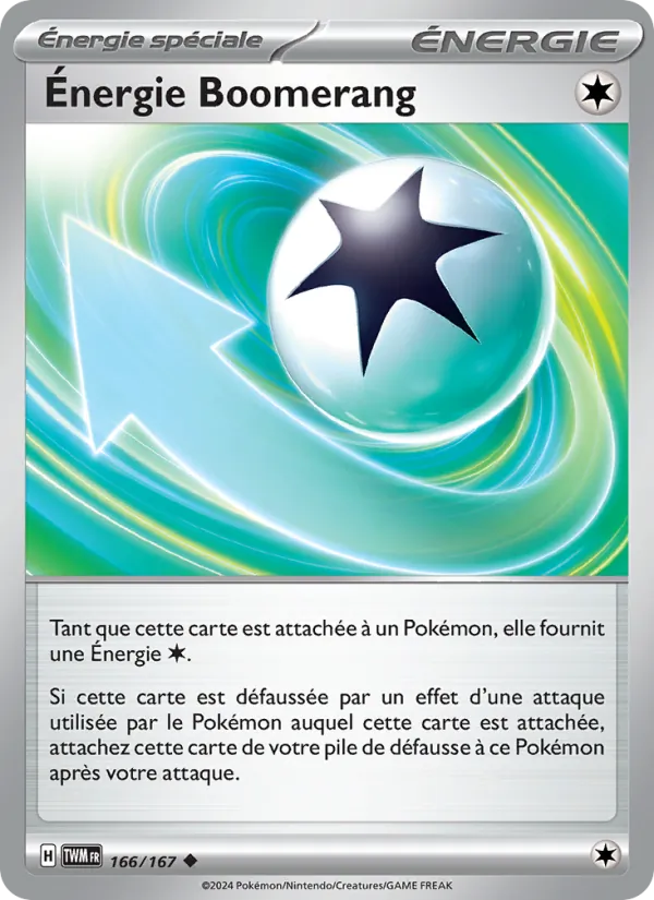 Carte Énergie Boomerang 166/167 – Mascarade Crépusculaire