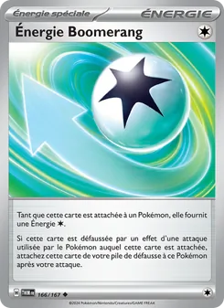 Carte Énergie Boomerang 166/167 – Mascarade Crépusculaire