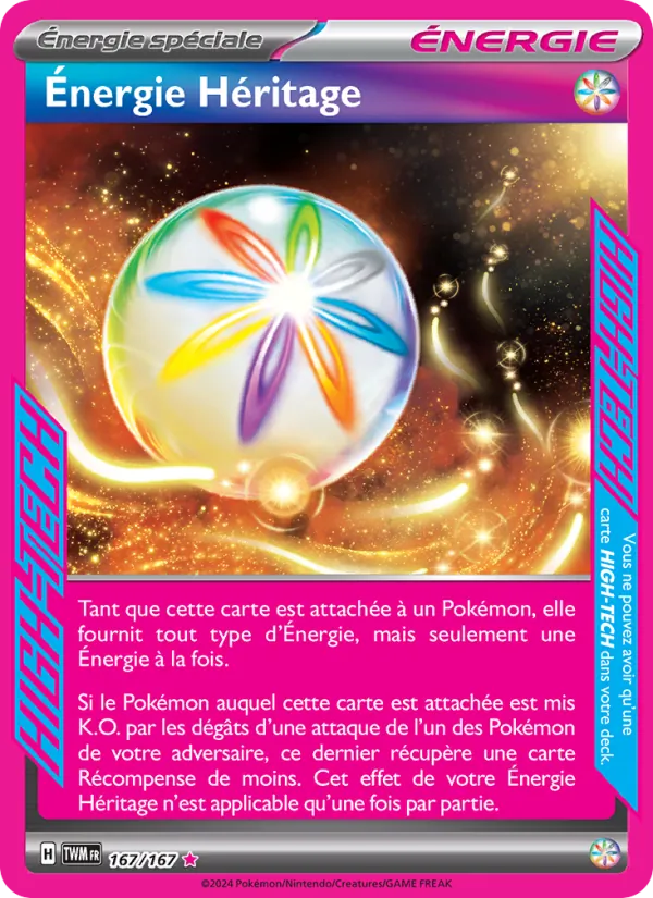 Carte Énergie Héritage 167/167 – Mascarade Crépusculaire