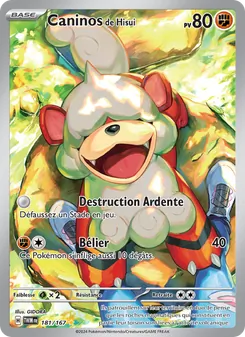 Carte Caninos de Hisui 181/167 – Mascarade Crépusculaire