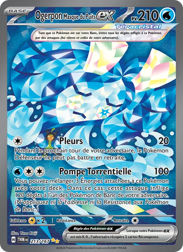 Carte Ogerpon Masque du Puits-ex 213/167 – Mascarade Crépusculaire