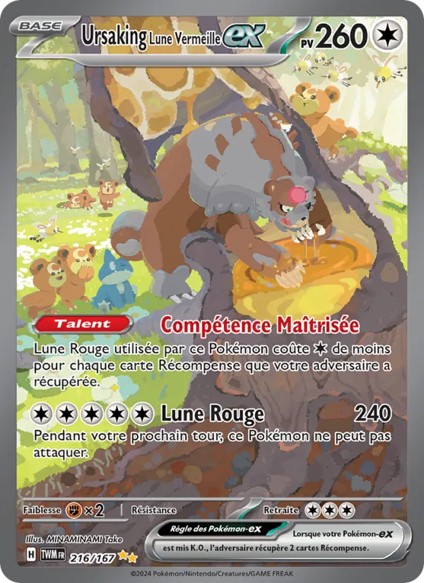 Carte Ursaking Lune Vermeille-ex 216/167 – Mascarade Crépusculaire