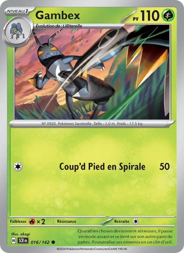 Carte Gambex 016/142 – Couronne Stellaire