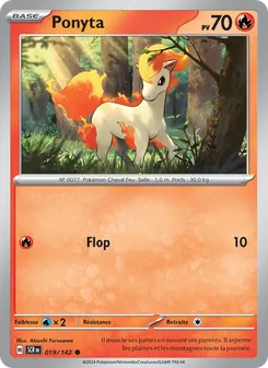 Carte Ponyta 019/142 – Couronne Stellaire