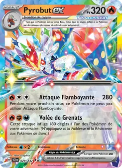 Carte Pyrobut-ex 028/142 – Couronne Stellaire
