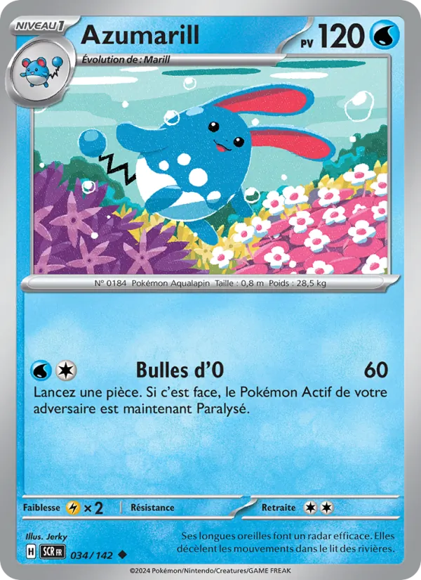 Carte Azumarill 034/142 – Couronne Stellaire