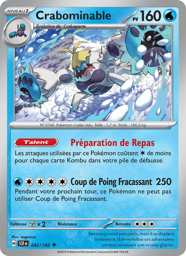 Carte Crabominable 042/142 – Couronne Stellaire