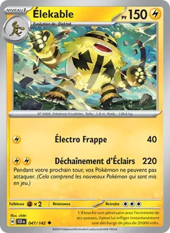 Carte Élekable 047/142 – Couronne Stellaire