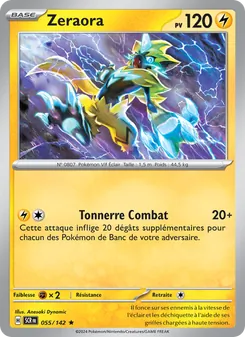 Carte Zeraora 055/142 – Couronne Stellaire