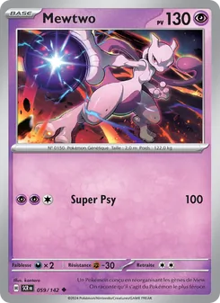 Carte Mewtwo 059/142 – Couronne Stellaire