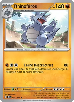 Carte Rhinoféros 075/142 – Couronne Stellaire