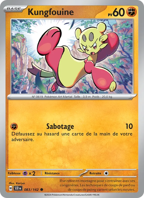 Carte Kungfouine 083/142 – Couronne Stellaire