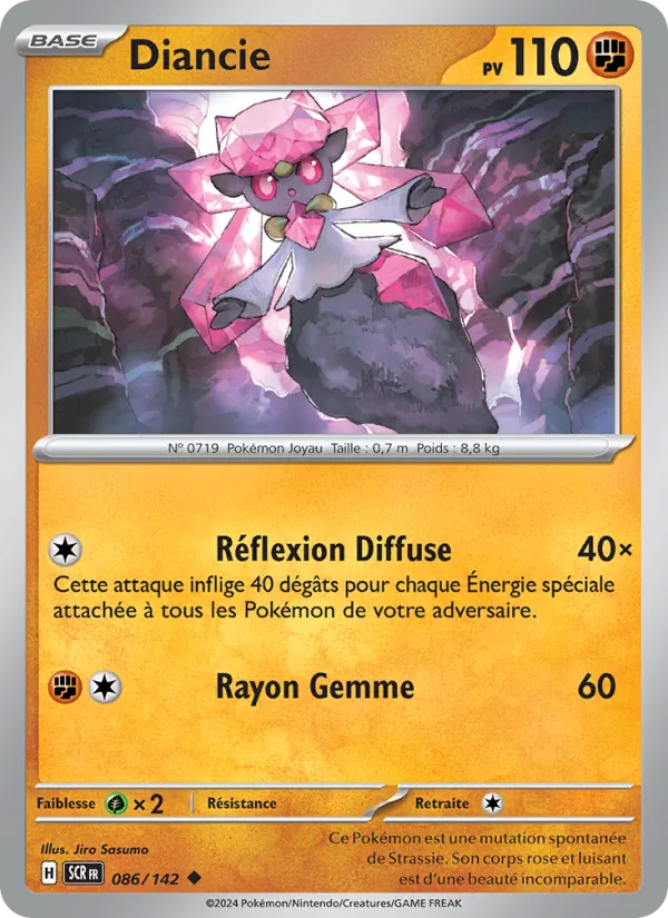 Carte Diancie 086/142 – Couronne Stellaire