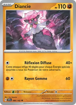Carte Diancie 086/142 – Couronne Stellaire