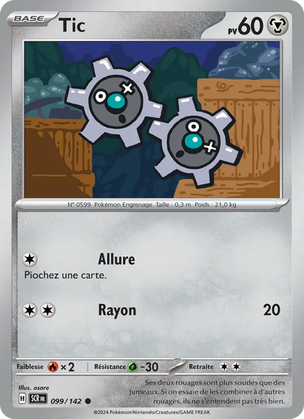 Carte Tic 099/142 – Couronne Stellaire