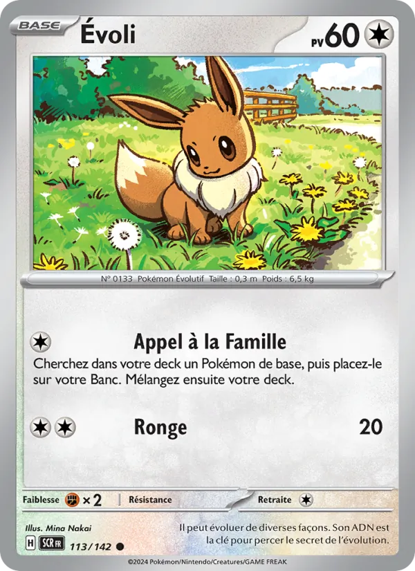 Carte Évoli 113/142 – Couronne Stellaire