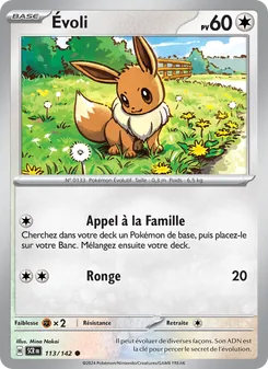 Carte Évoli 113/142 – Couronne Stellaire