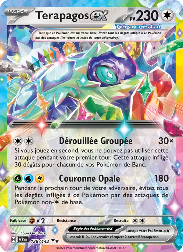 Carte Terapagos-ex 128/142 – Couronne Stellaire