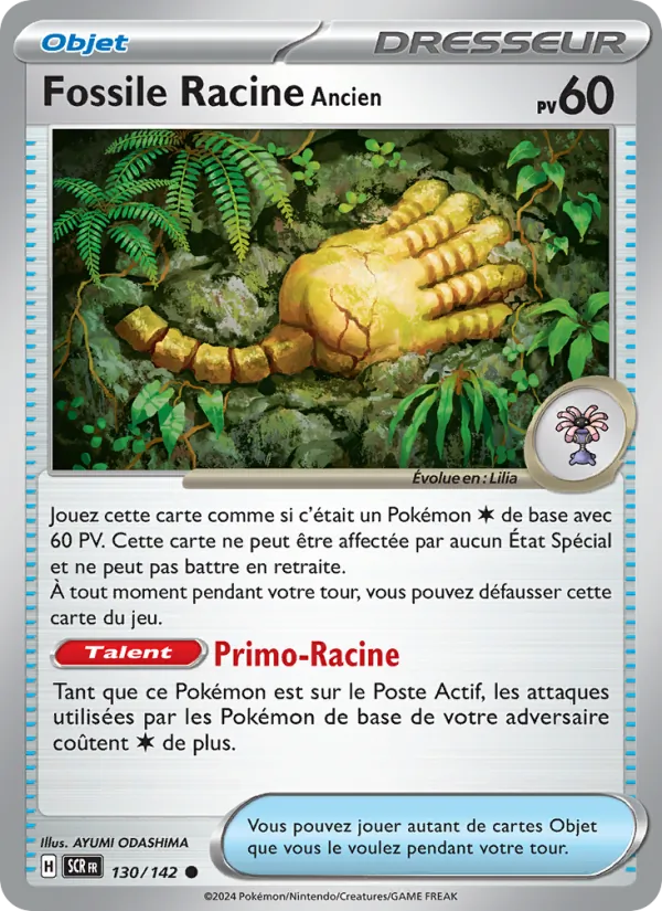 Carte Fossile Racine Ancien 130/142 – Couronne Stellaire