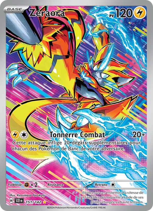 Carte Zeraora 151/142 – Couronne Stellaire