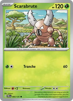 Carte Scarabrute 003/131 – Évolutions Prismatiques