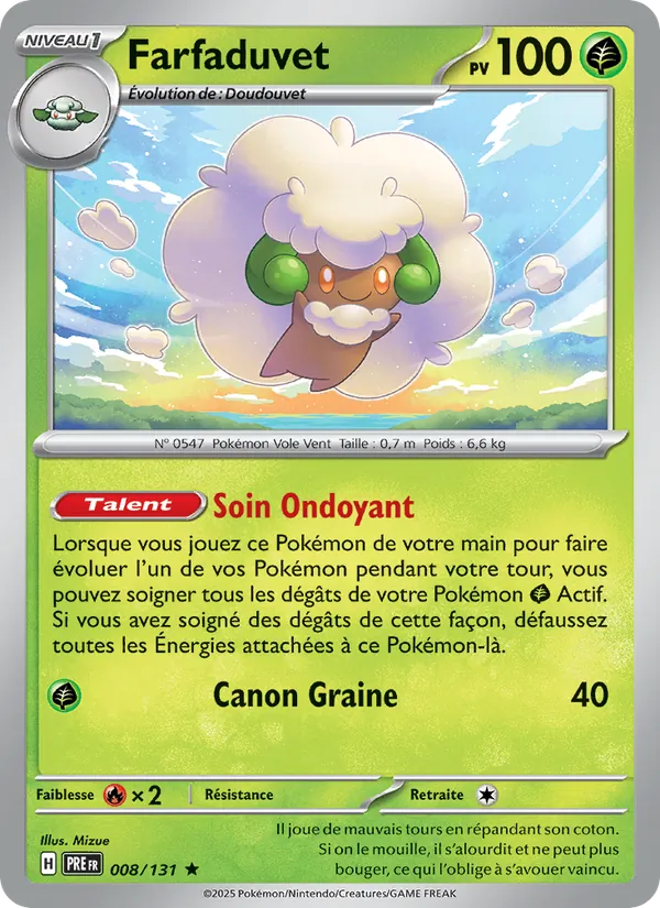 Carte Farfaduvet 008/131 – Évolutions Prismatiques