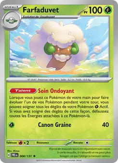 Carte Farfaduvet 008/131 – Évolutions Prismatiques