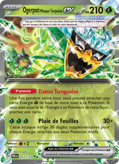 Carte Ogerpon Masque Turquoise-ex 012/131 – Évolutions Prismatiques