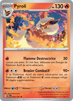 Carte Pyroli 013/131 – Évolutions Prismatiques