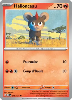 Carte Hélionceau 015/131 – Évolutions Prismatiques
