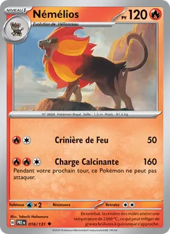 Carte Némélios 016/131 – Évolutions Prismatiques